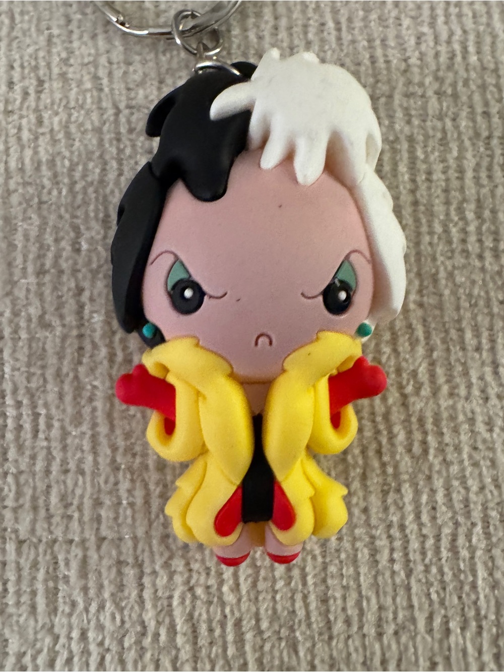 Cruella DeVil key chain Charm